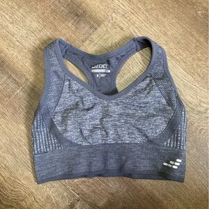 BCG Gray Seamless Light Support Sports Bra Size Small